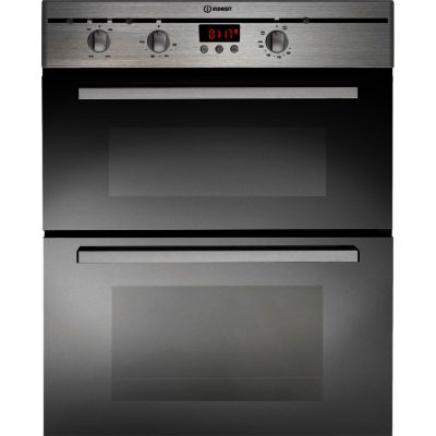 Indesit FIMU23IXS Built Under Double Oven in Stainless Steel